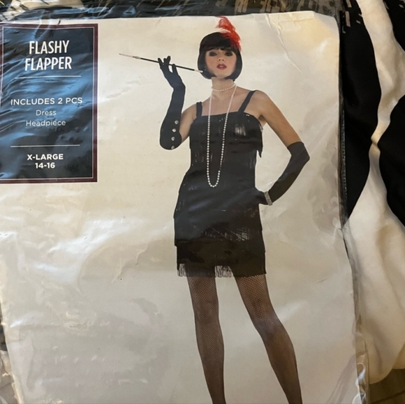 1920 Costume FLASHY FLAPPER SZ XL - Picture 2 of 3